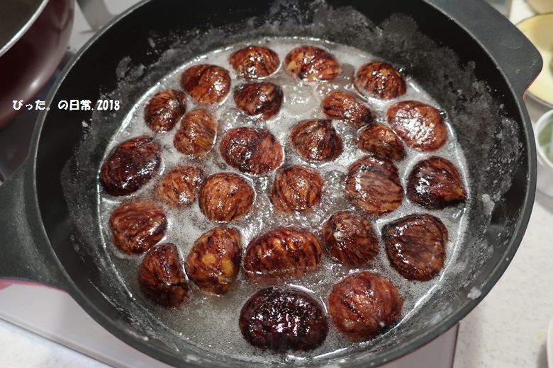 Chestnuts，栗，渋皮煮